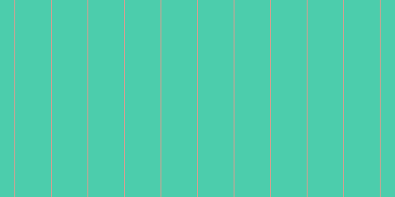 #4ccdac, #caa393 vertical lines, two pixels wide, seventy-two pixels apart