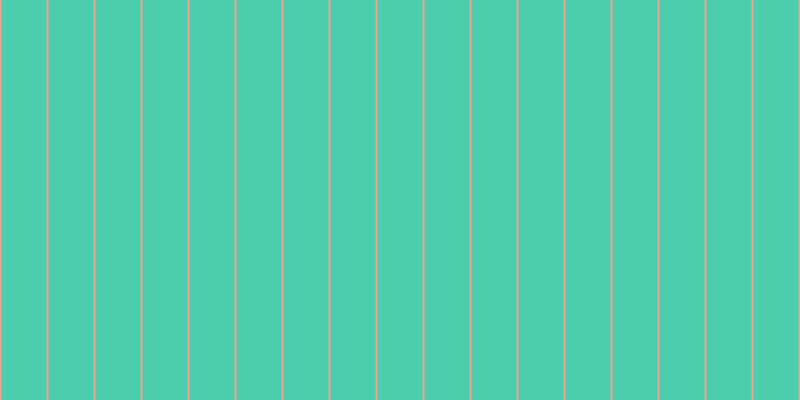 #4ccdac, #eba393 vertical lines, two pixels wide, forty-five pixels apart
