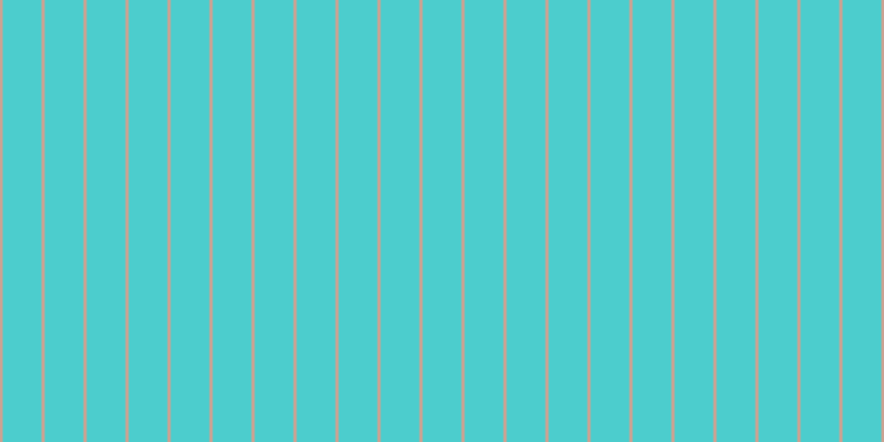 #4ccdcd, #caa393 vertical lines, three pixels wide, thirty-five pixels apart