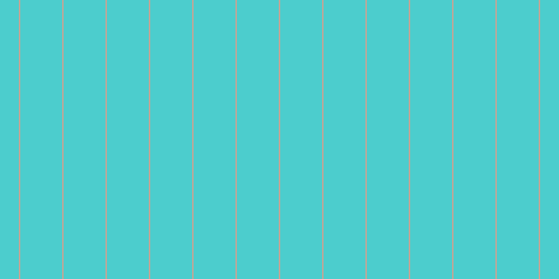 #4ccdcd, #caa393 vertical lines, two pixels wide, sixty pixels apart