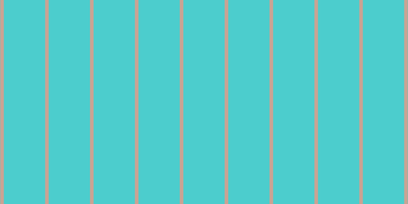 #4ccdcd, #caa393 vertical lines, seven pixels wide, eighty-one pixels apart
