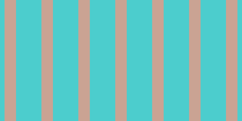#4ccdcd, #caa393 vertical lines, thirty-eight pixels wide, eighty-four pixels apart