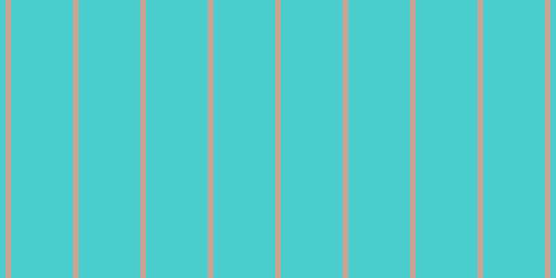 #4ccdcd, #caa393 vertical lines, eight pixels wide, eighty-nine pixels apart