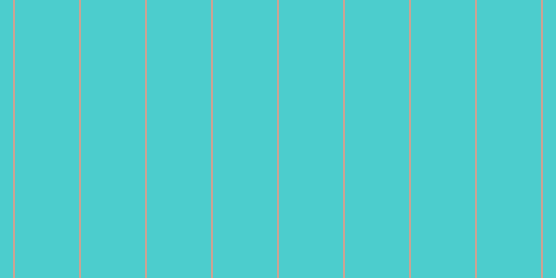 #4ccdcd, #caa393 vertical lines, two pixels wide, ninety-three pixels apart
