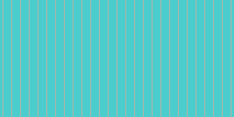 #4ccdcd, #eba393 vertical lines, two pixels wide, twenty-eight pixels apart