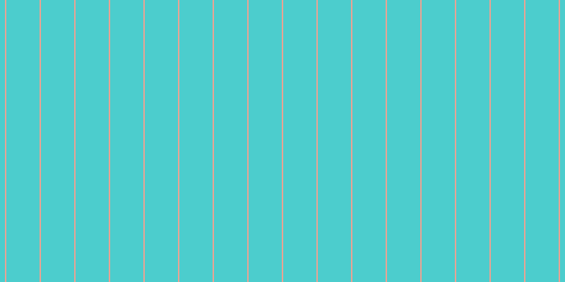 #4ccdcd, #eba393 vertical lines, two pixels wide, forty-seven pixels apart