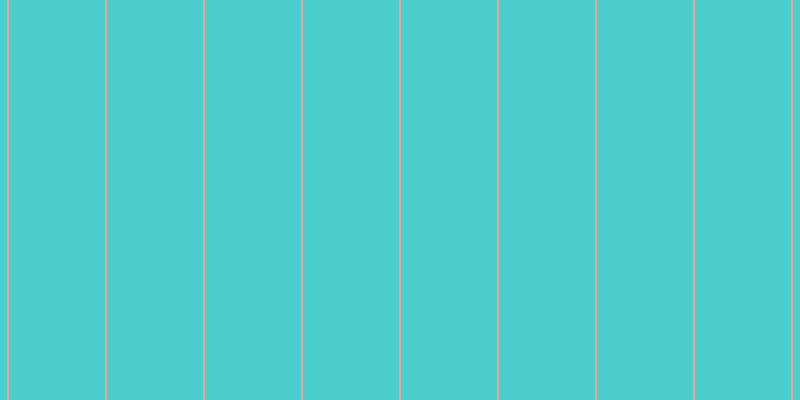 #4ccdcd, #eba393 vertical lines, two pixels wide, ninety-six pixels apart
