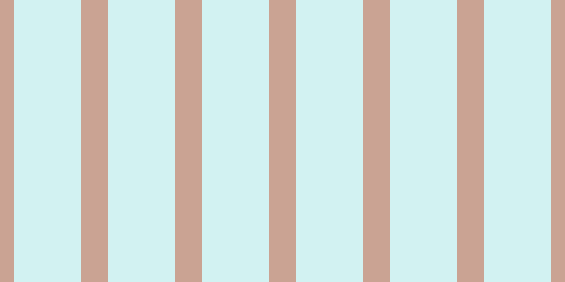 #4ccdcd (25%), #caa393 vertical lines, thirty-eight pixels wide, ninety-five pixels apart