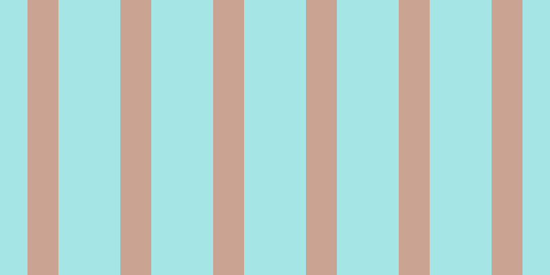 #4ccdcd (50%), #caa393 vertical lines, forty-five pixels wide, ninety pixels apart