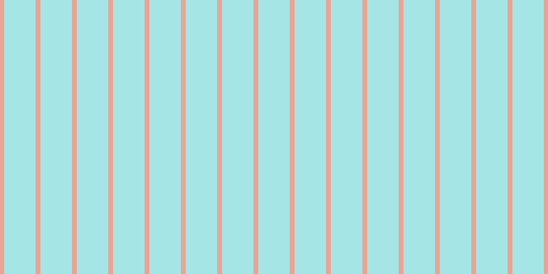 #4ccdcd (50%), #eba393 vertical lines, seven pixels wide, forty-six pixels apart