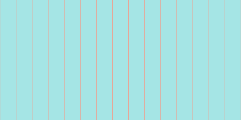 #4ccdcd (50%), #eba393 vertical lines, one pixels wide, fifty-two pixels apart