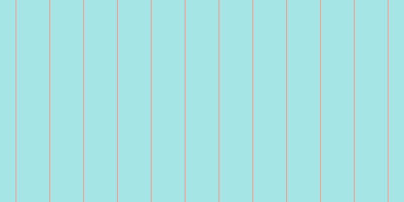 #4ccdcd (50%), #eba393 vertical lines, two pixels wide, sixty-five pixels apart