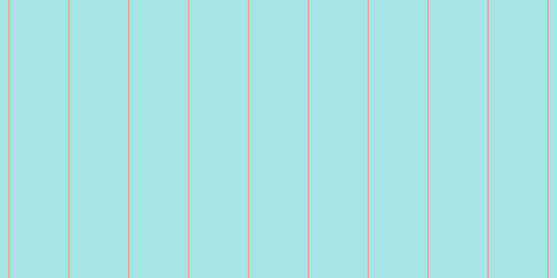 #4ccdcd (50%), #eba393 vertical lines, two pixels wide, eighty-four pixels apart