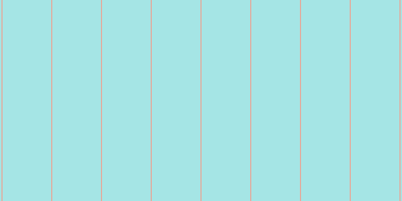 #4ccdcd (50%), #eba393 vertical lines, two pixels wide, ninety-seven pixels apart