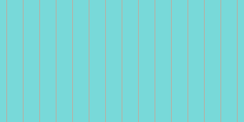 #4ccdcd (75%), #caa393 vertical lines, two pixels wide, fifty-two pixels apart