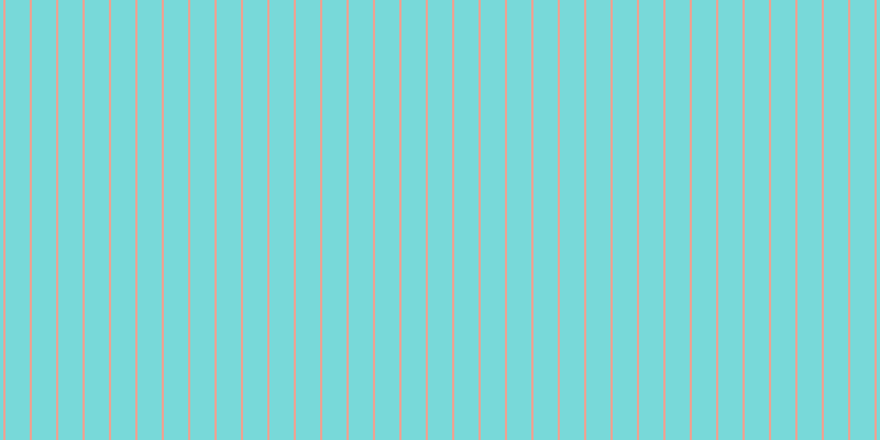 #4ccdcd (75%), #eba393 vertical lines, two pixels wide, twenty-two pixels apart