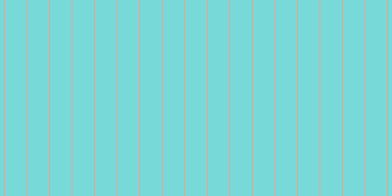 #4ccdcd (75%), #eba393 vertical lines, two pixels wide, forty-four pixels apart