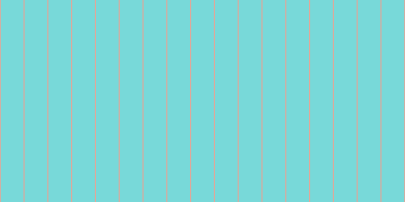 #4ccdcd (75%), #eba393 vertical lines, two pixels wide, forty-five pixels apart