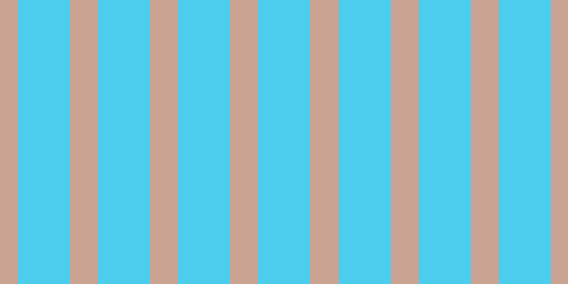 #4ccdee, #caa393 vertical lines, forty pixels wide, seventy-three pixels apart