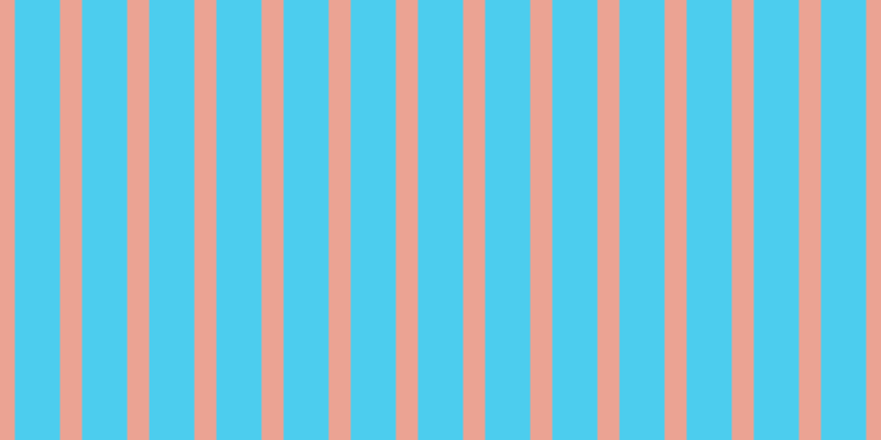 #4ccdee, #eba393 vertical lines, twenty pixels wide, forty-one pixels apart