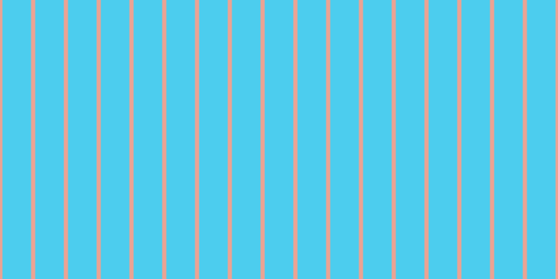 #4ccdee, #eba393 vertical lines, six pixels wide, forty-one pixels apart