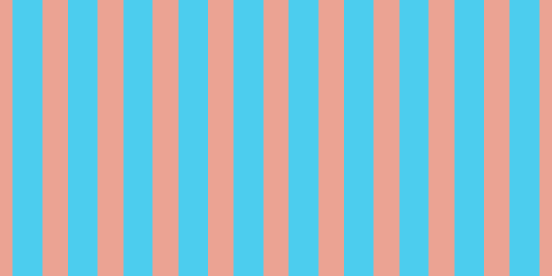 #4ccdee, #eba393 vertical lines, thirty-seven pixels wide, forty-three pixels apart