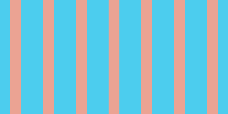#4ccdee, #eba393 vertical lines, thirty-eight pixels wide, seventy-seven pixels apart