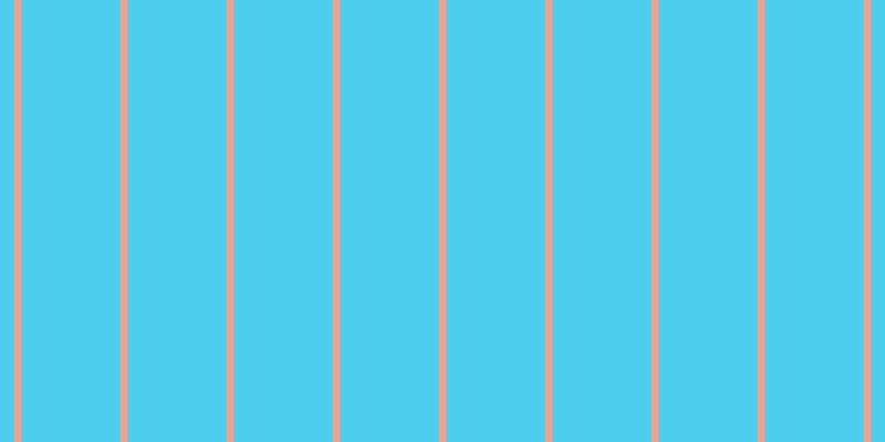 #4ccdee, #eba393 vertical lines, seven pixels wide, eighty-nine pixels apart