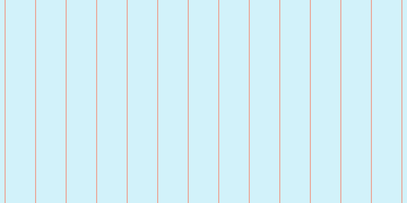 #4ccdee (25%), #eba393 vertical lines, two pixels wide, fifty-eight pixels apart