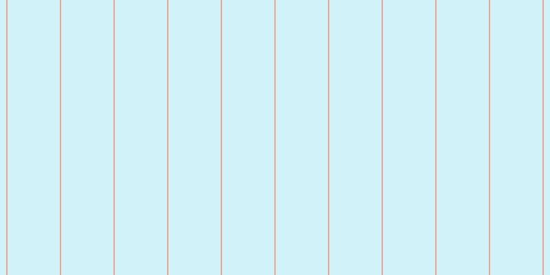 #4ccdee (25%), #eba393 vertical lines, two pixels wide, seventy-six pixels apart