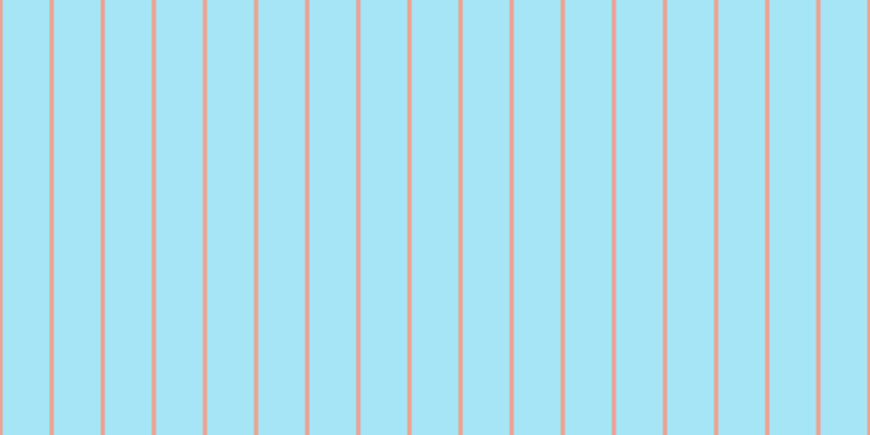 #4ccdee (50%), #eba393 vertical lines, four pixels wide, forty-three pixels apart