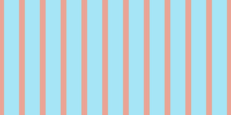 #4ccdee (50%), #eba393 vertical lines, twenty pixels wide, fifty-two pixels apart