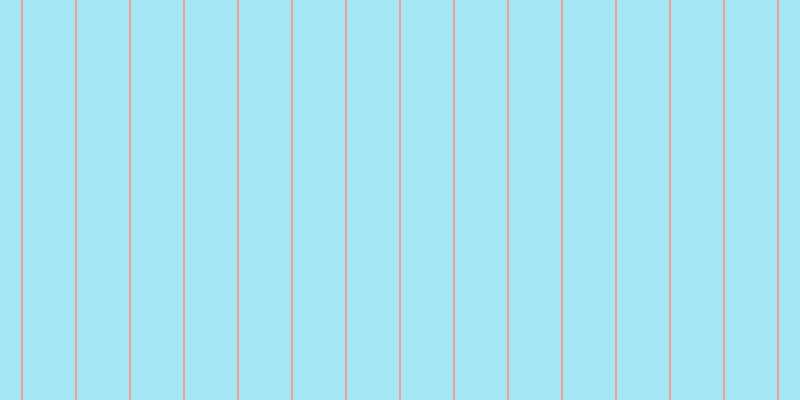 #4ccdee (50%), #eba393 vertical lines, two pixels wide, fifty-two pixels apart