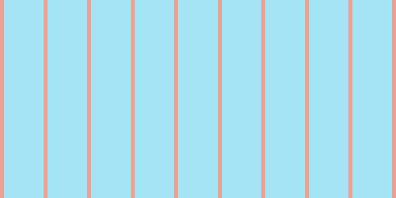 #4ccdee (50%), #eba393 vertical lines, eight pixels wide, eighty pixels apart