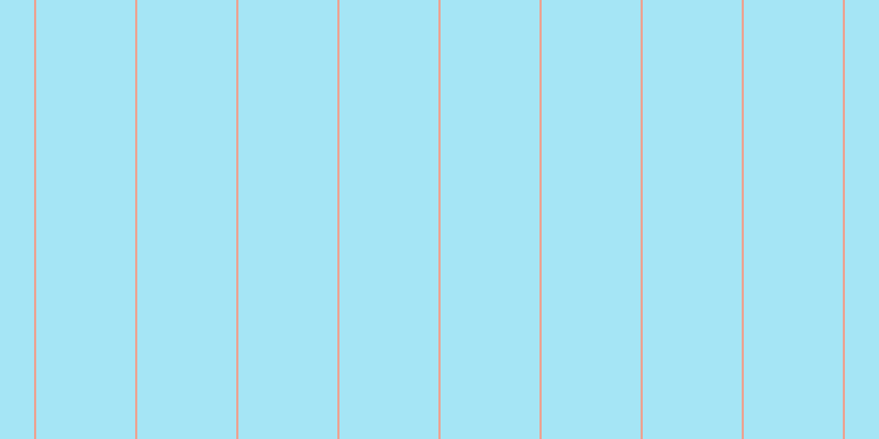 #4ccdee (50%), #eba393 vertical lines, two pixels wide, ninety pixels apart