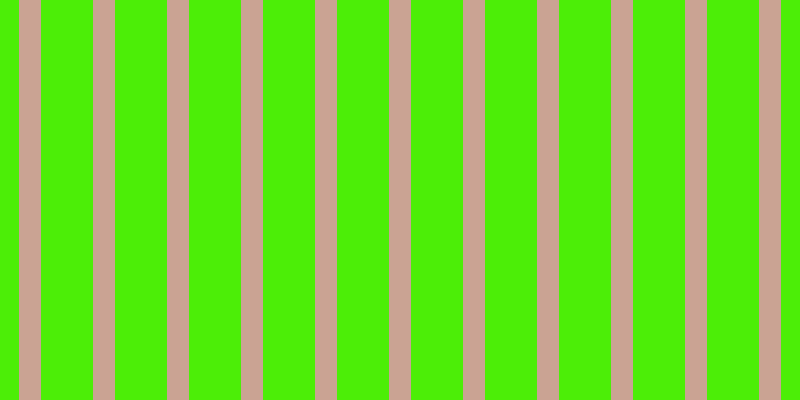 #4cee07, #caa393 vertical lines, twenty-two pixels wide, fifty-two pixels apart