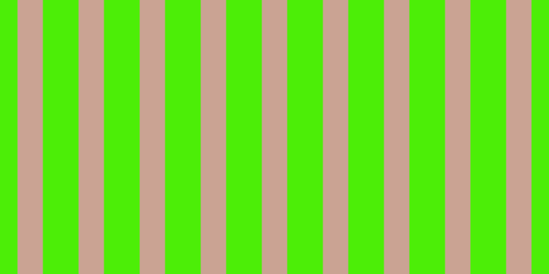 #4cee07, #caa393 vertical lines, thirty-seven pixels wide, fifty-two pixels apart