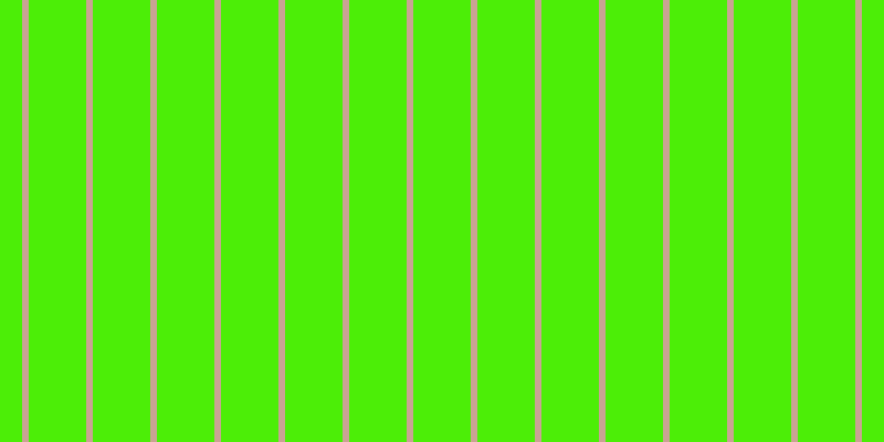 #4cee07, #caa393 vertical lines, six pixels wide, fifty-two pixels apart