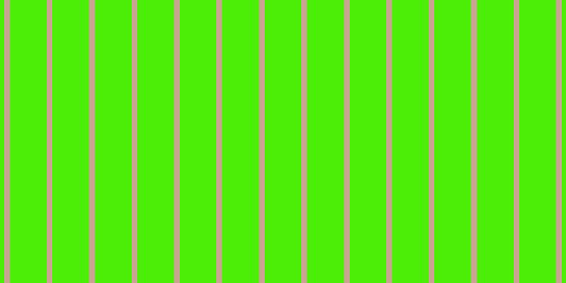 #4cee07, #caa393 vertical lines, eight pixels wide, fifty-two pixels apart