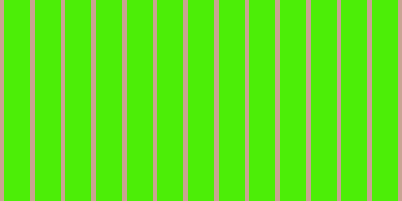 #4cee07, #caa393 vertical lines, nine pixels wide, fifty-two pixels apart