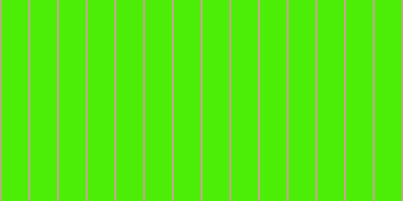 #4cee07, #caa393 vertical lines, four pixels wide, fifty-three pixels apart