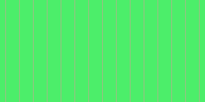 #4cee6a, #caa393 vertical lines, two pixels wide, fifty-two pixels apart