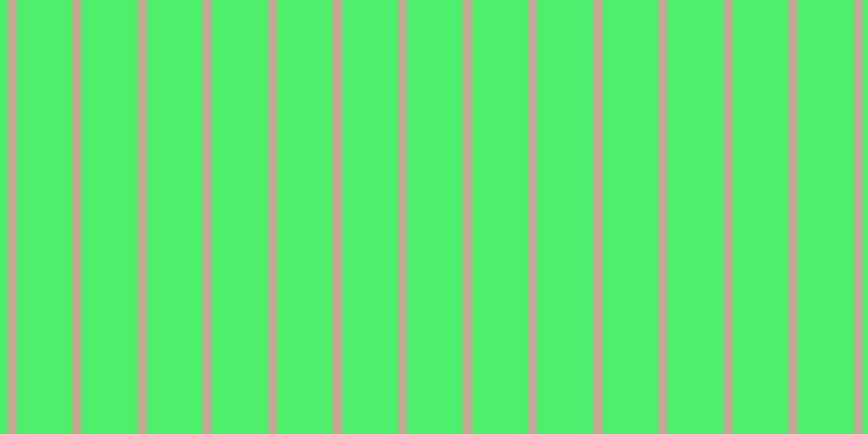 #4cee6a, #caa393 vertical lines, eight pixels wide, fifty-two pixels apart
