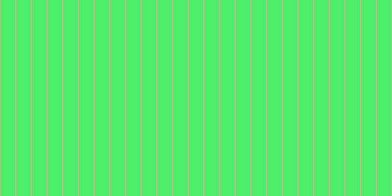 #4cee6a, #eba393 vertical lines, two pixels wide, thirty pixels apart