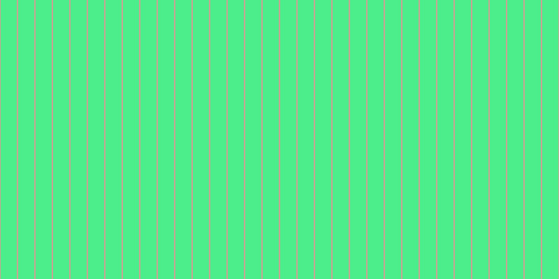 #4cee8b, #caa393 vertical lines, two pixels wide, twenty-three pixels apart