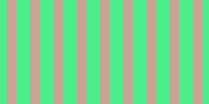 #4cee8b, #caa393 vertical lines, thirty-seven pixels wide, fifty-two pixels apart