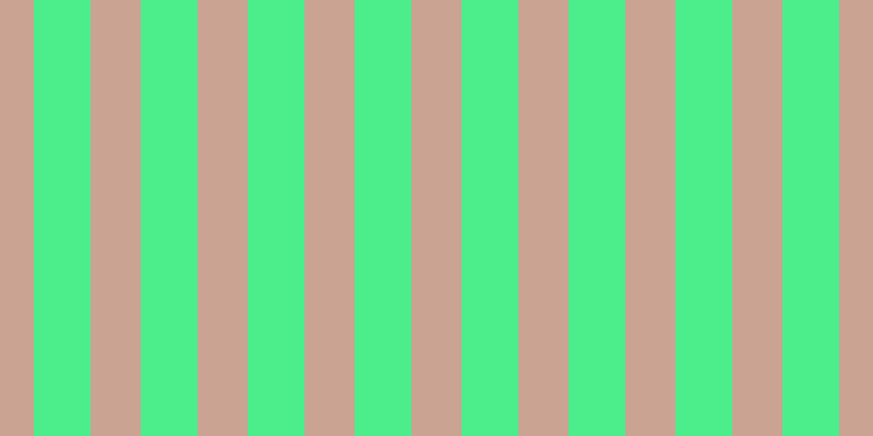 #4cee8b, #caa393 vertical lines, forty-six pixels wide, fifty-two pixels apart
