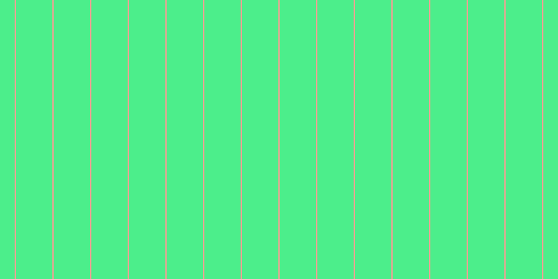 #4cee8b, #eba393 vertical lines, two pixels wide, fifty-two pixels apart