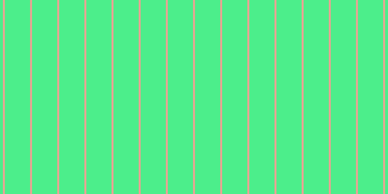 #4cee8b, #eba393 vertical lines, four pixels wide, fifty-two pixels apart