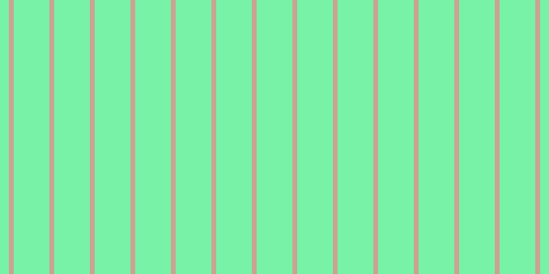 #4cee8b (75%), #caa393 vertical lines, seven pixels wide, fifty-two pixels apart